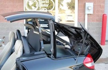 Convertabile tops repaired at very reasonable prices.