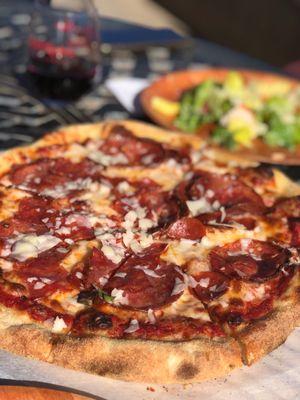 Tre Salame pizza