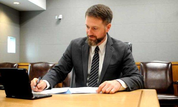 Attorney Robert Keates in the 299th District Court of Travis County