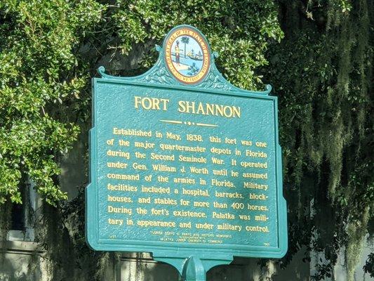 Fort Shannon Historical Marker