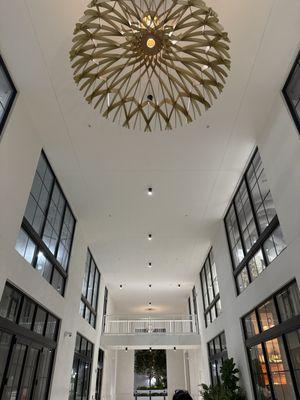 Chandelier the entrance