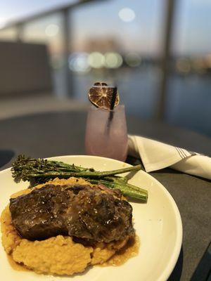 Braised Short Rib w Sweet Mashed Potato