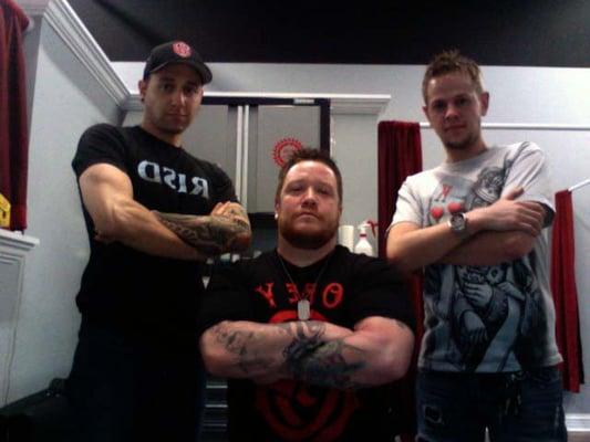 Len Hardy, Dan McDarrah, Danny Murphy