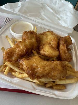 "Fish & Chips dinner"