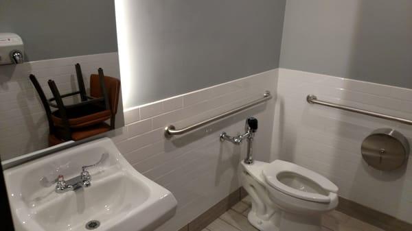 New commercial bathroom for local restaurant.