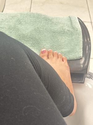 my toes came out good and there not rough