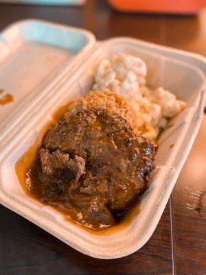 Mini hamburger steak