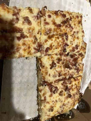 Italian Cheese Bread with Bacon