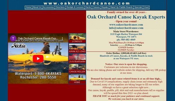 Oak Orchard Canoe Kayak Experts located in Waterport, NY