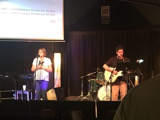 Worship was wonderful.