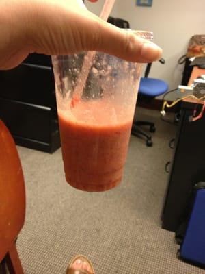 Strawberry and mango smoothie