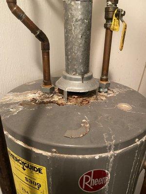 Old water tank