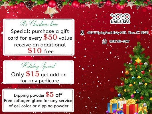 December promotions