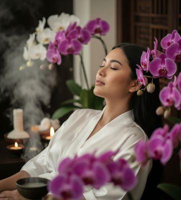 Relaxing aromatherapy