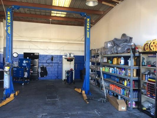 Some of our fluid and filter inventory