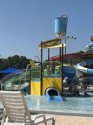 Kiddie pool play area