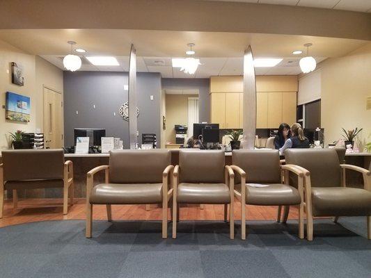 Check-in and waiting area