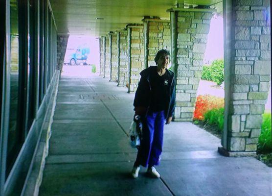 July 2001, with Rita Rinelli at an original Glass House.