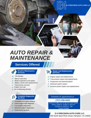D H Precision Auto Care