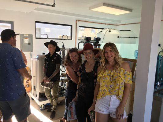 Some friends drove from a far to see us at our grand opening. Love them!!!