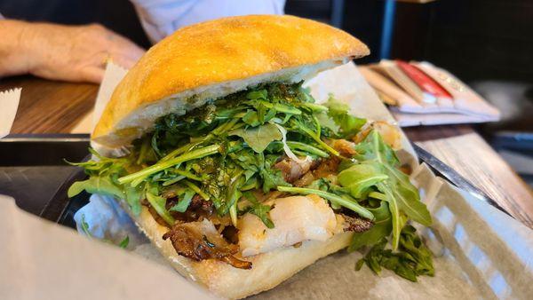 Porchetta sandwich