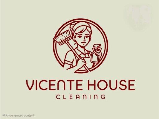 The logo of Vicente House Cleaning