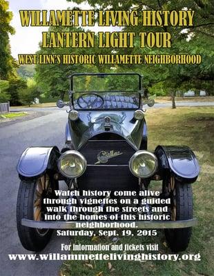 Willamette Living History Lantern Light Tour