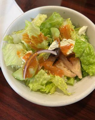 Fresh cutlet Greek Salad