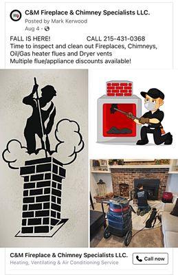 C&M Fireplace And Chimney Specialists