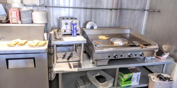 Stainless and clean grill