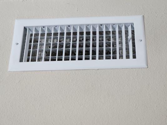 After: All 8 AC register grills changed to bar type ones.