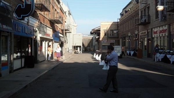Back lot. Now which one is Seinfeld's apartment?