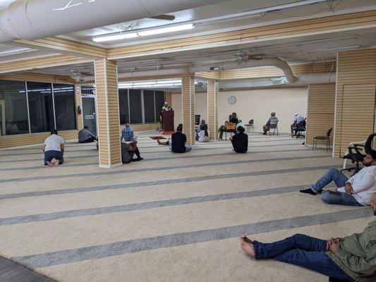 Full view of the mosque