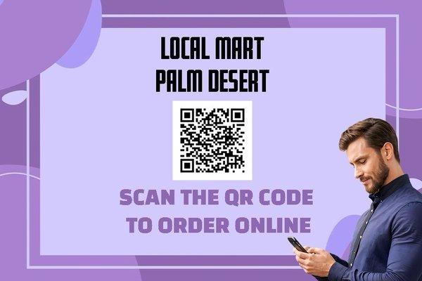 Wanna place an online order? Make sure you scan the QR code‼