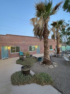 Outdoor seating area