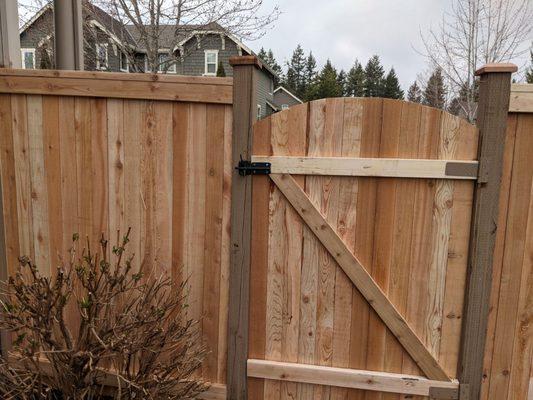 New quality fence created.