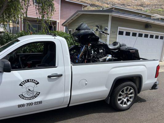 Greybeard Motorcycle Tow