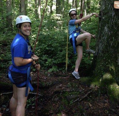 Cousins on the High Ropes Course