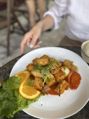 Mandarin tofu
