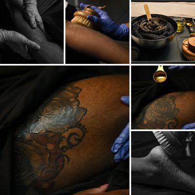 Body Glow Treatment-Dry brushing, mud mask, hydrating oil treatment.