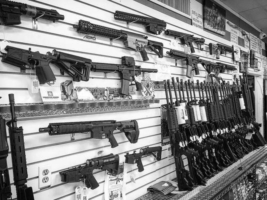 Black Rifles in B&W