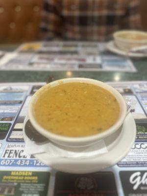 Lobster bisque soup