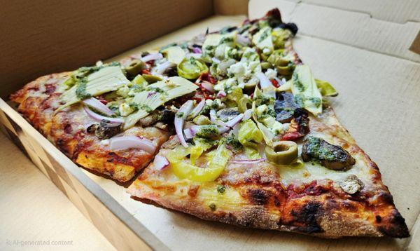 Pepperoncini gives the Greek Supreme a hint of spice and makes it oh so yummy!