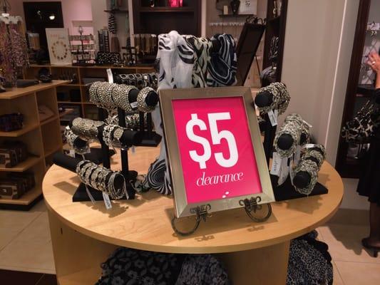 My wife and I were shopping there this afternoon. Thought we would get the bracelet on this shelf for $5... nope, bot shelf
