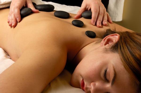 Hot stone massage