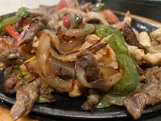 Steak and Chicken Fajitas