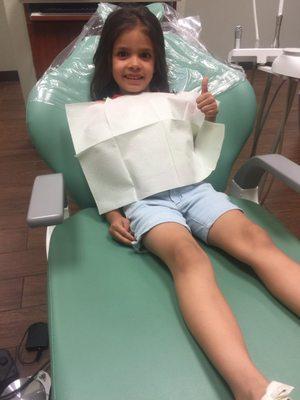 First time visiting the dentist.