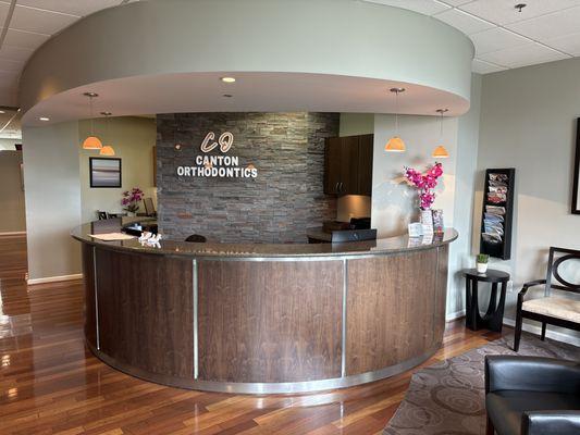 The front desk