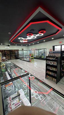 Good angle of the shop