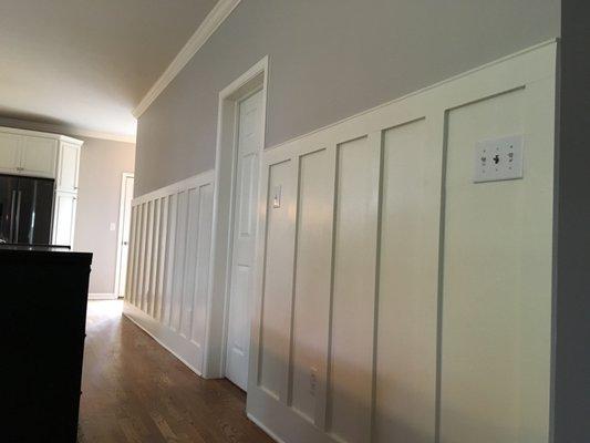 custom carpentry. "Board & Batten"